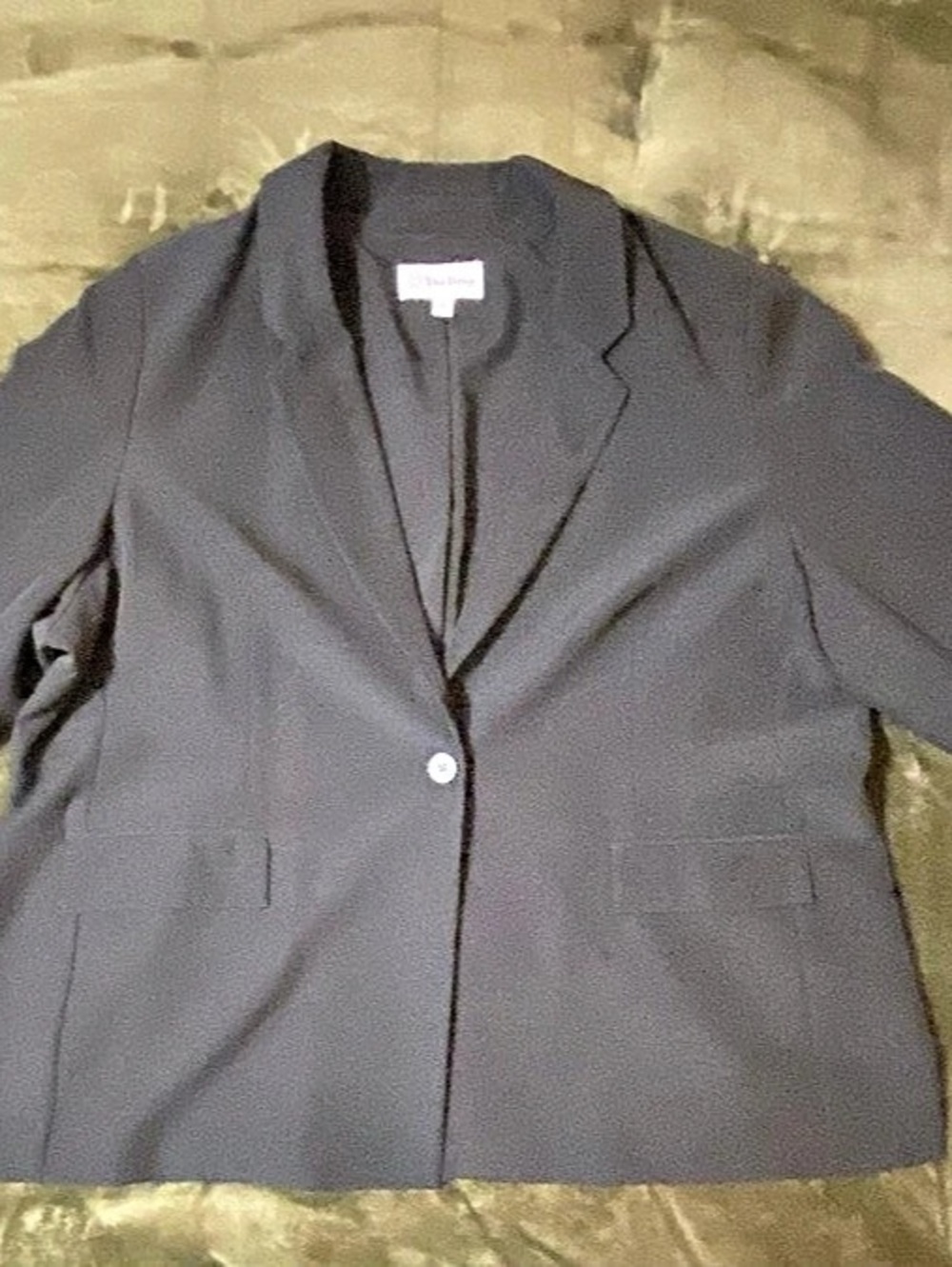 The Drop Blake Blazer Women's Black Size 2X